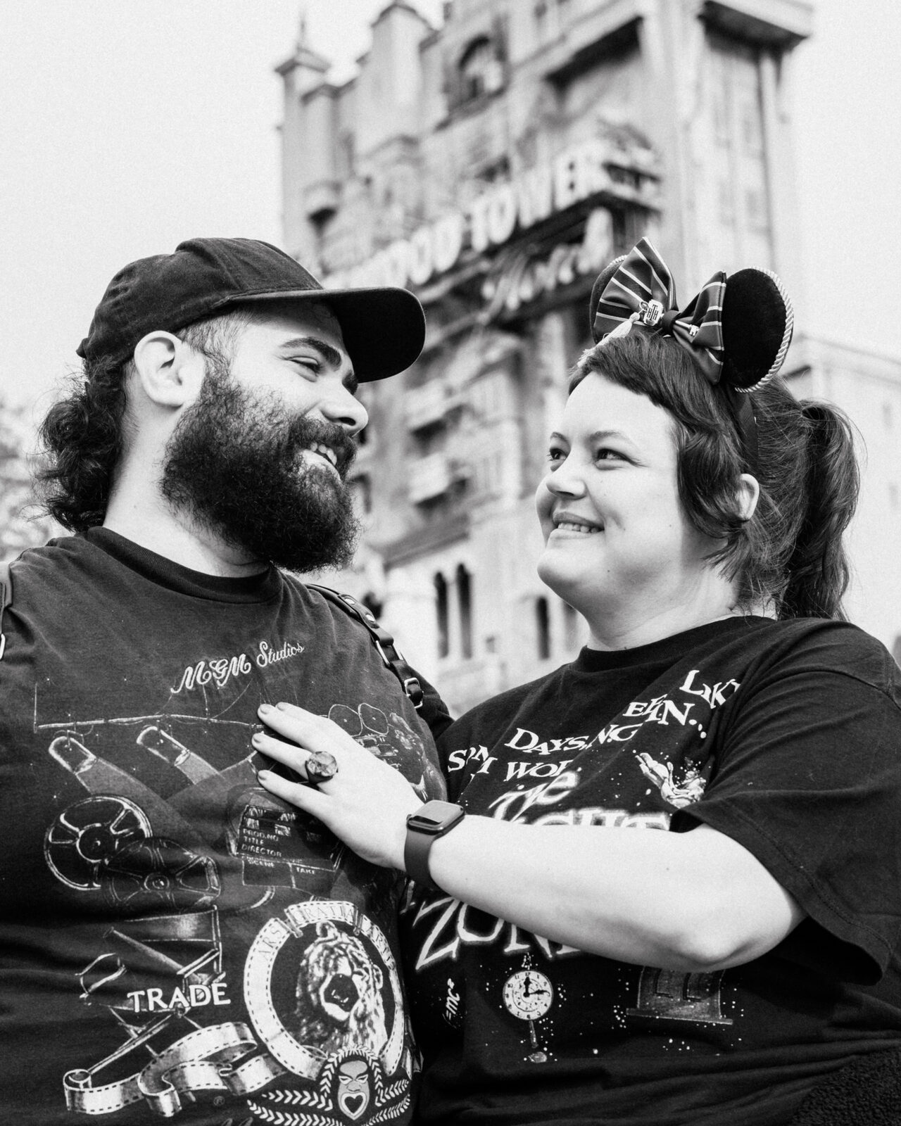 Kayla and Alex's engagement photos, Walt Disney World, January 2024