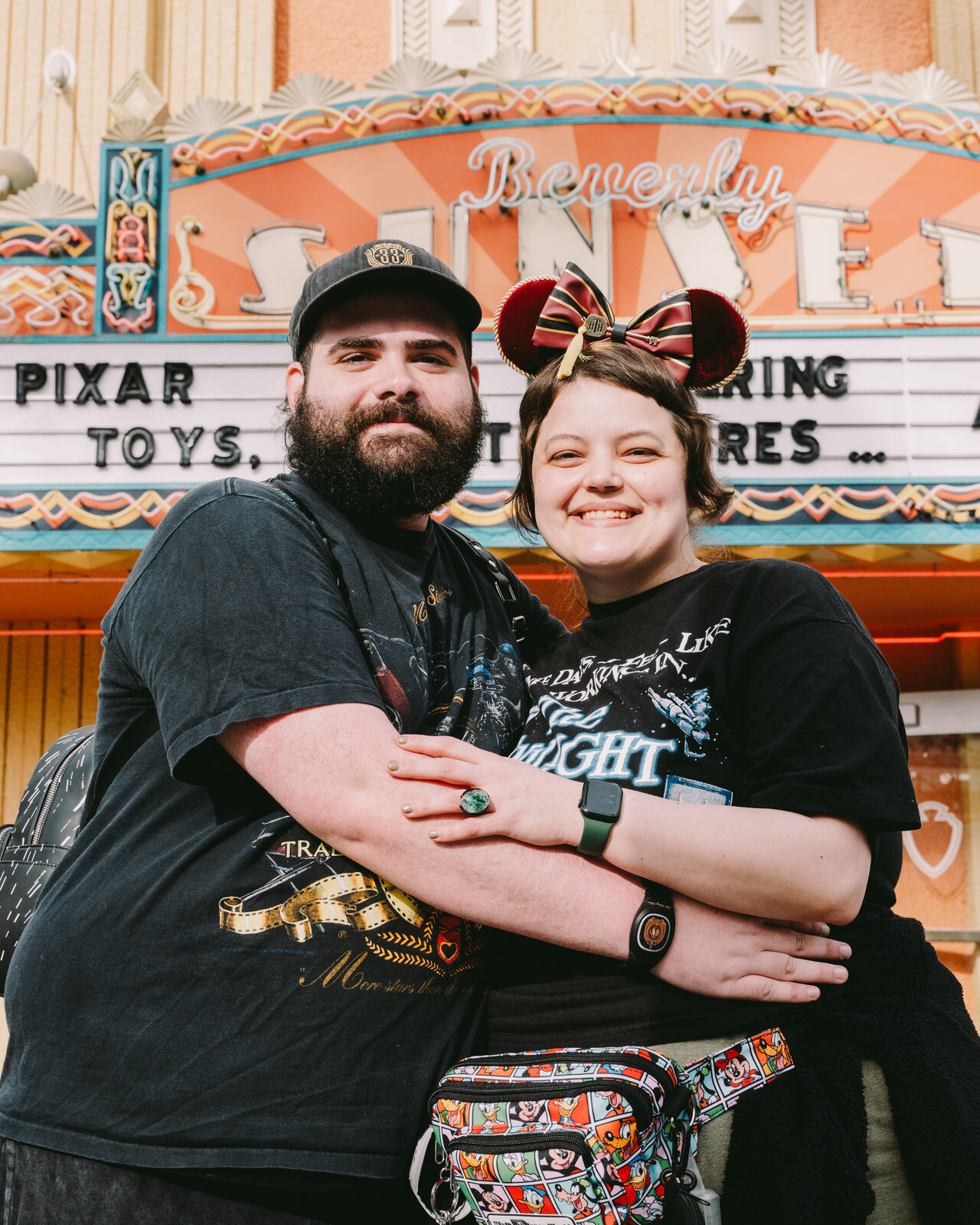 Kayla and Alex's engagement photos, Walt Disney World, January 2024