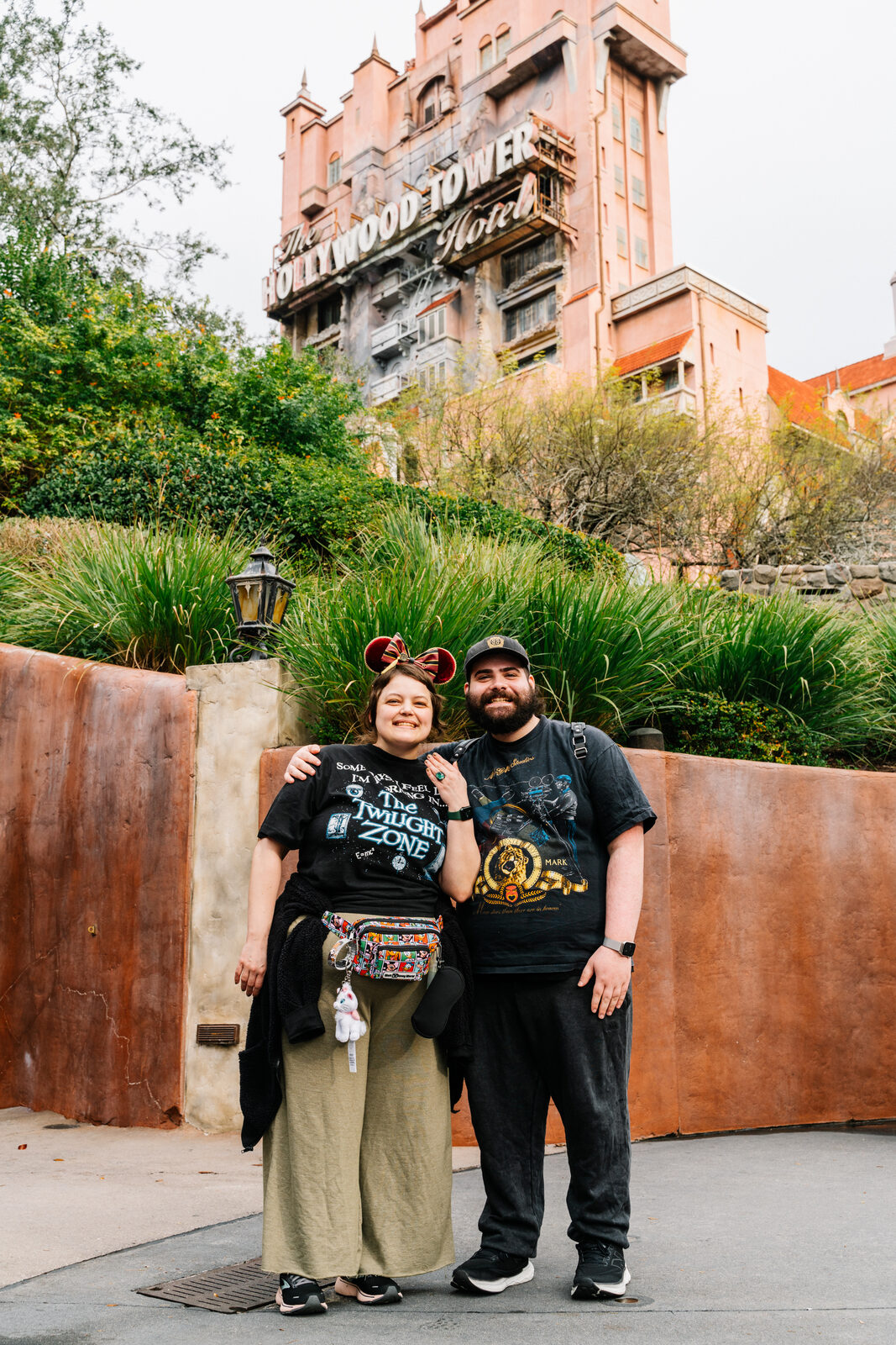 Kayla and Alex's engagement photos, Walt Disney World, January 2024