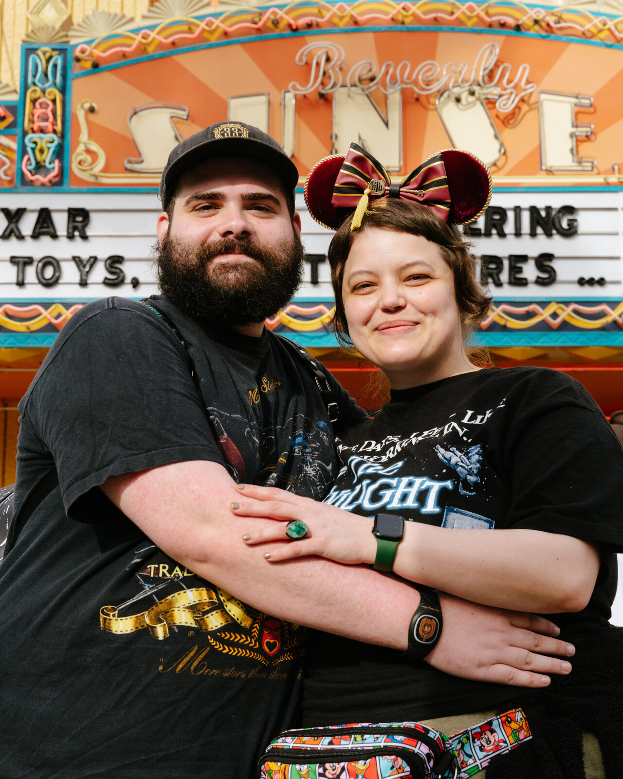 Kayla and Alex's engagement photos, Walt Disney World, January 2024