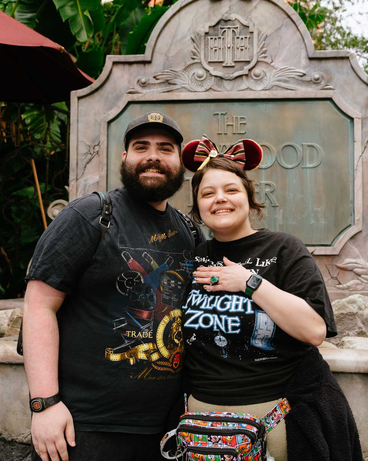 Kayla and Alex's engagement photos, Walt Disney World, January 2024