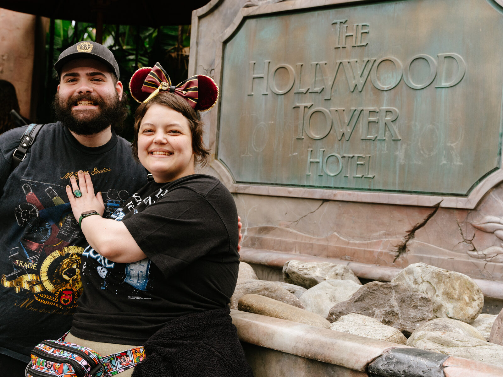 Kayla and Alex's engagement photos, Walt Disney World, January 2024