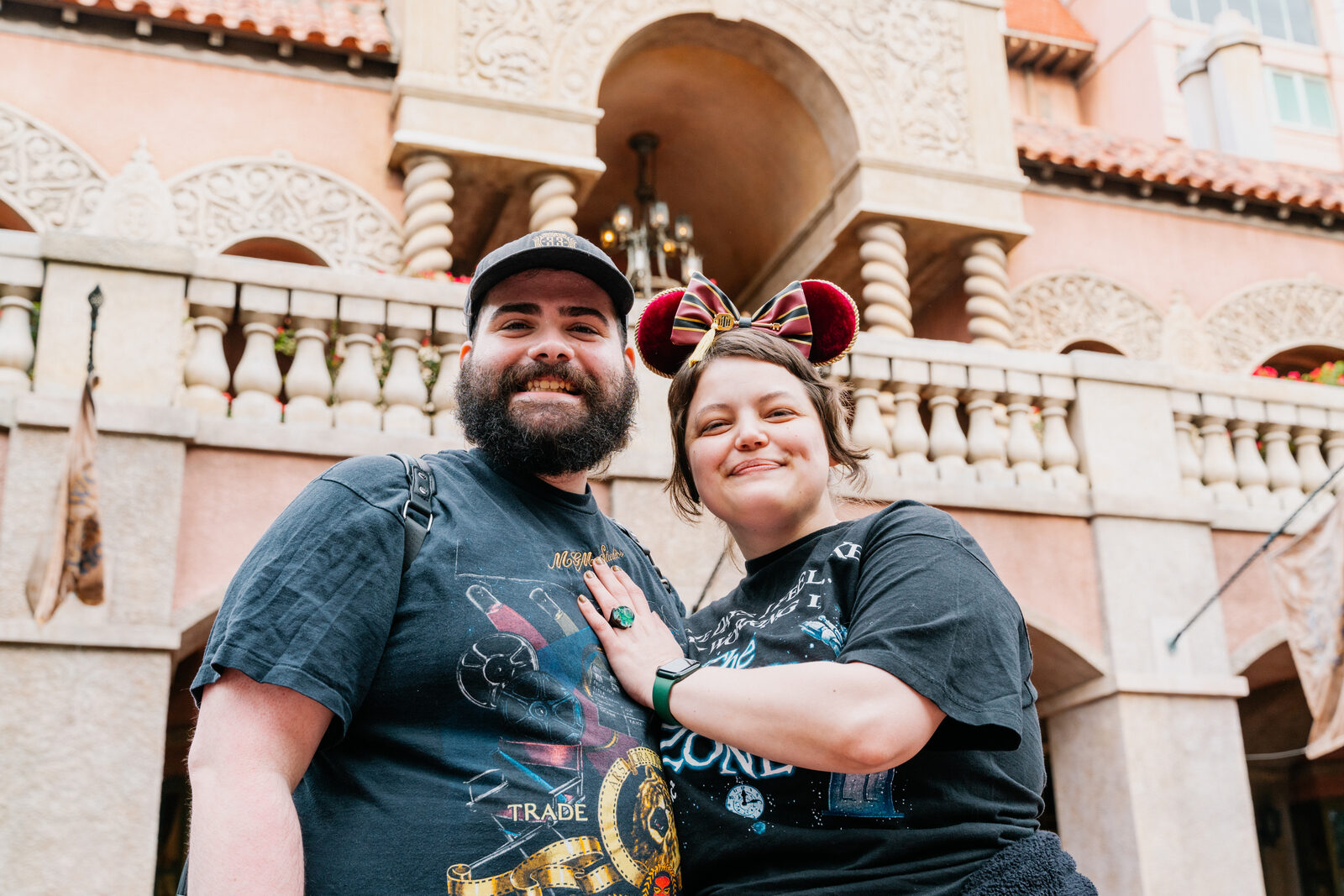 Kayla and Alex's engagement photos, Walt Disney World, January 2024