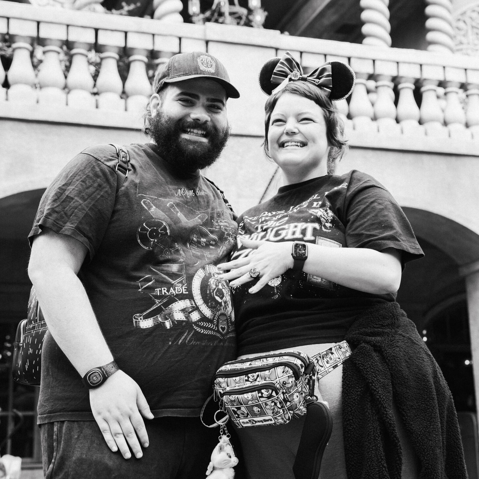 Kayla and Alex's engagement photos, Walt Disney World, January 2024