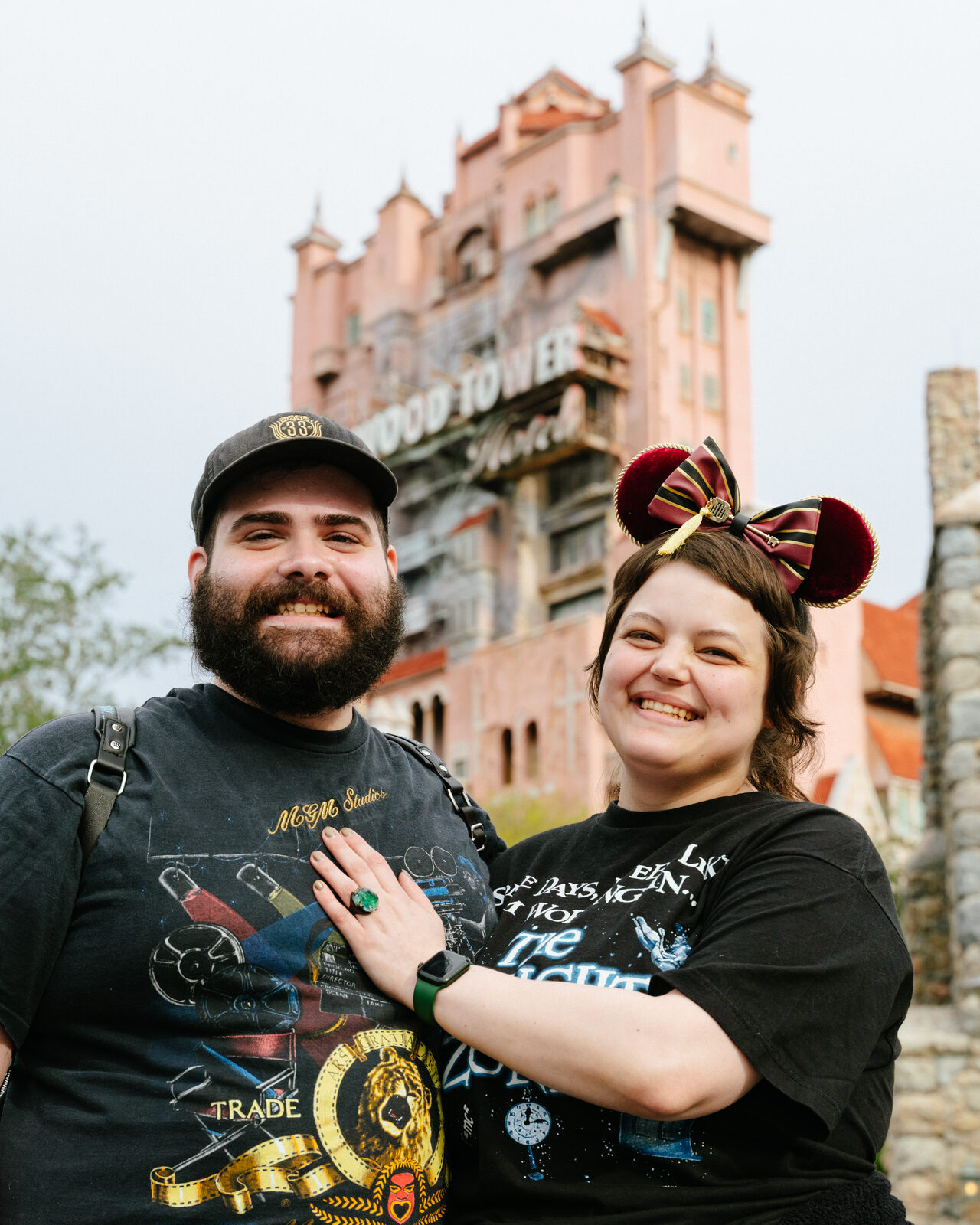 Kayla and Alex's engagement photos, Walt Disney World, January 2024