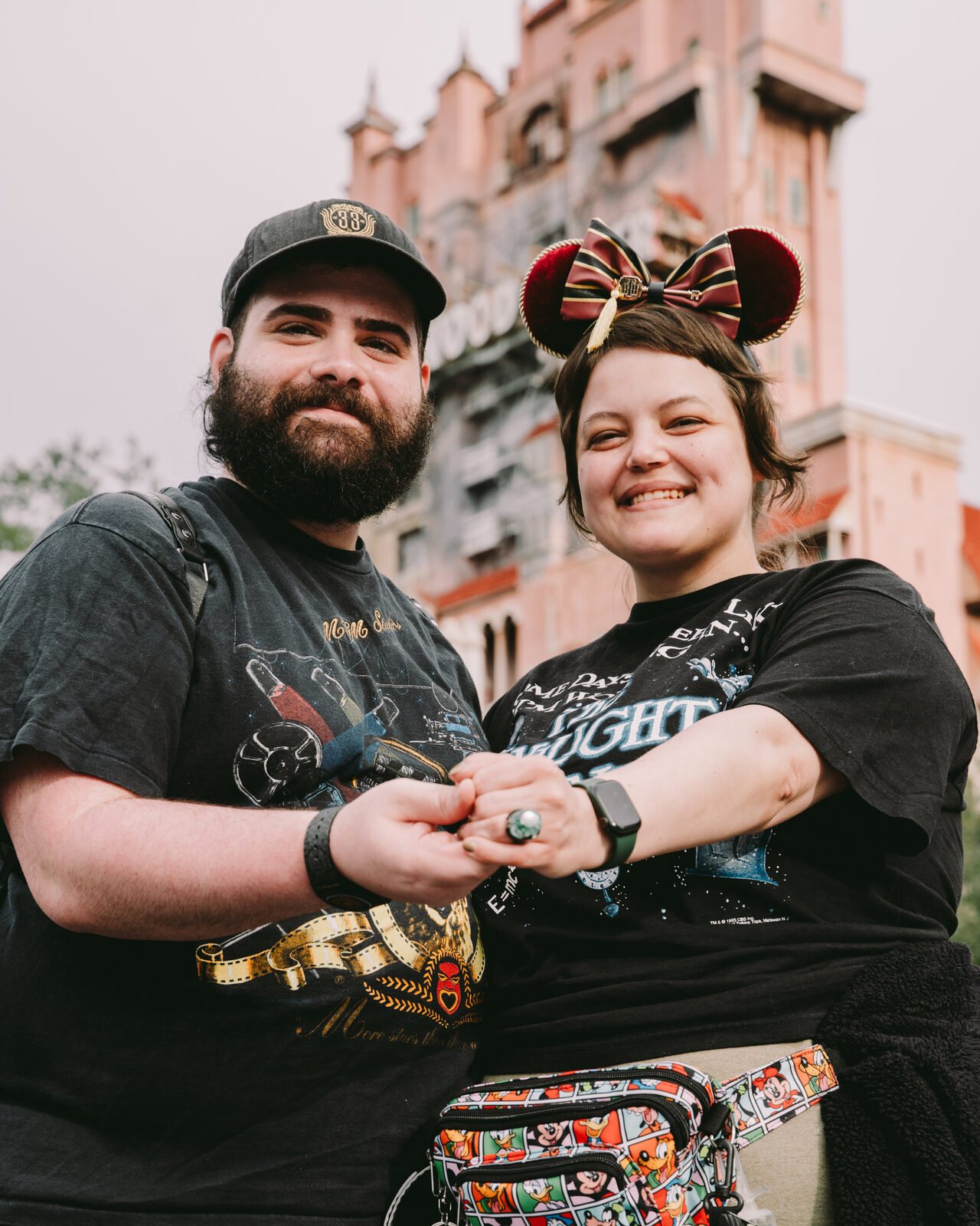 Kayla and Alex's engagement photos, Walt Disney World, January 2024