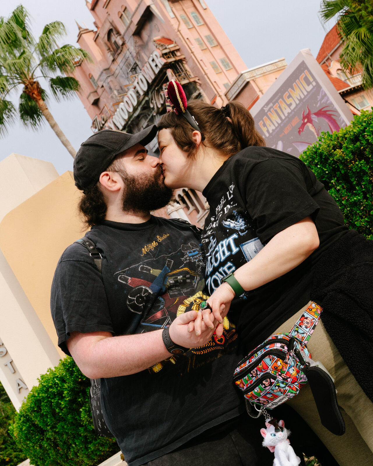 Kayla and Alex's engagement photos, Walt Disney World, January 2024