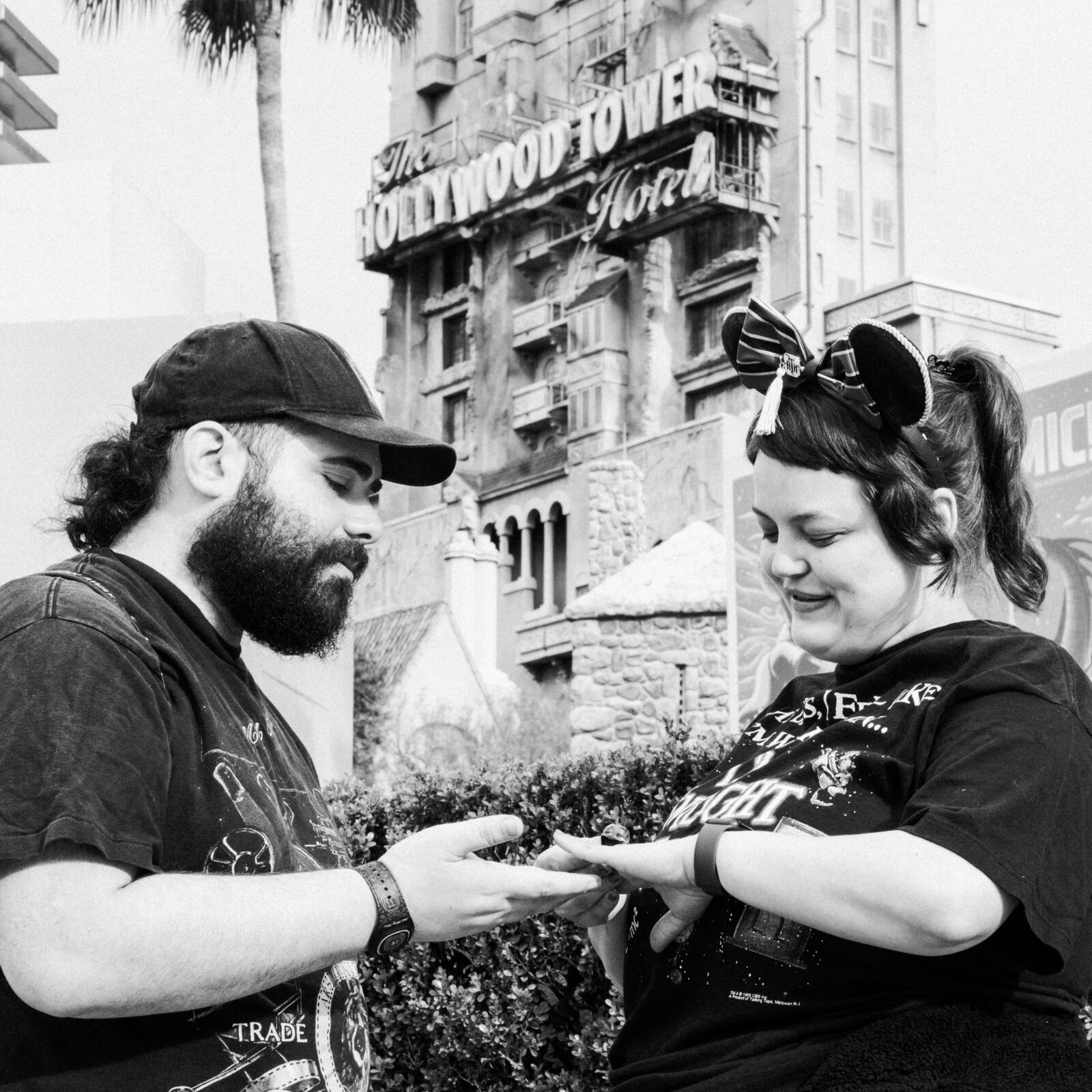Kayla and Alex's engagement photos, Walt Disney World, January 2024