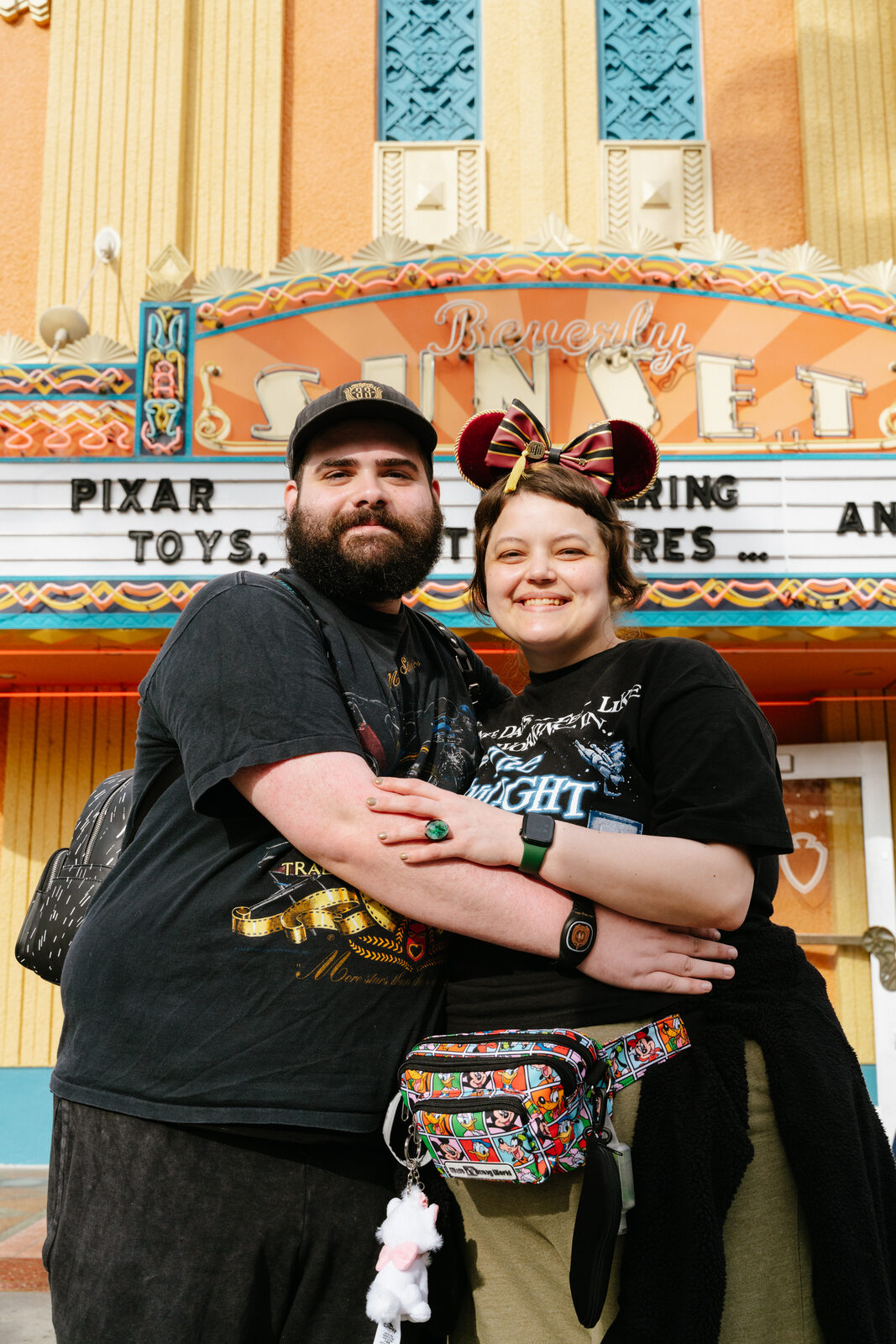 Kayla and Alex's engagement photos, Walt Disney World, January 2024