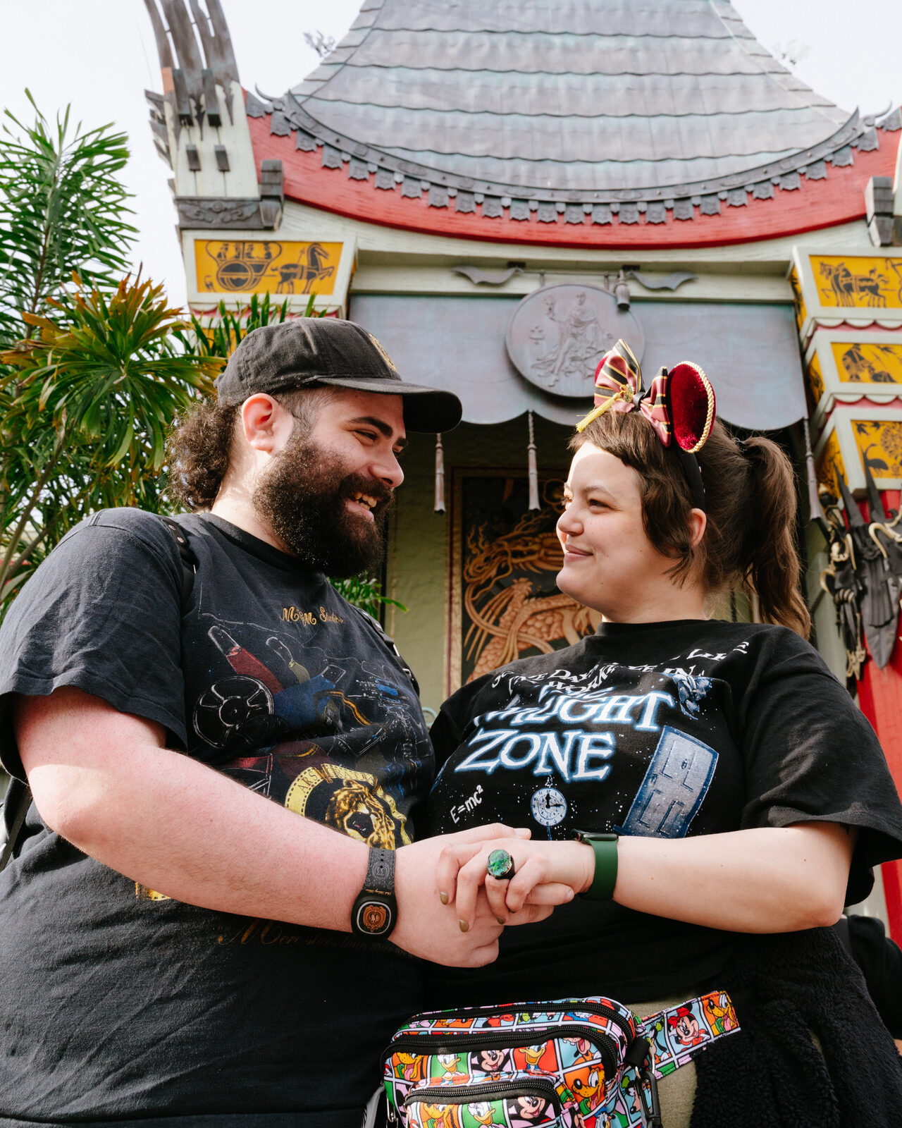 Kayla and Alex's engagement photos, Walt Disney World, January 2024