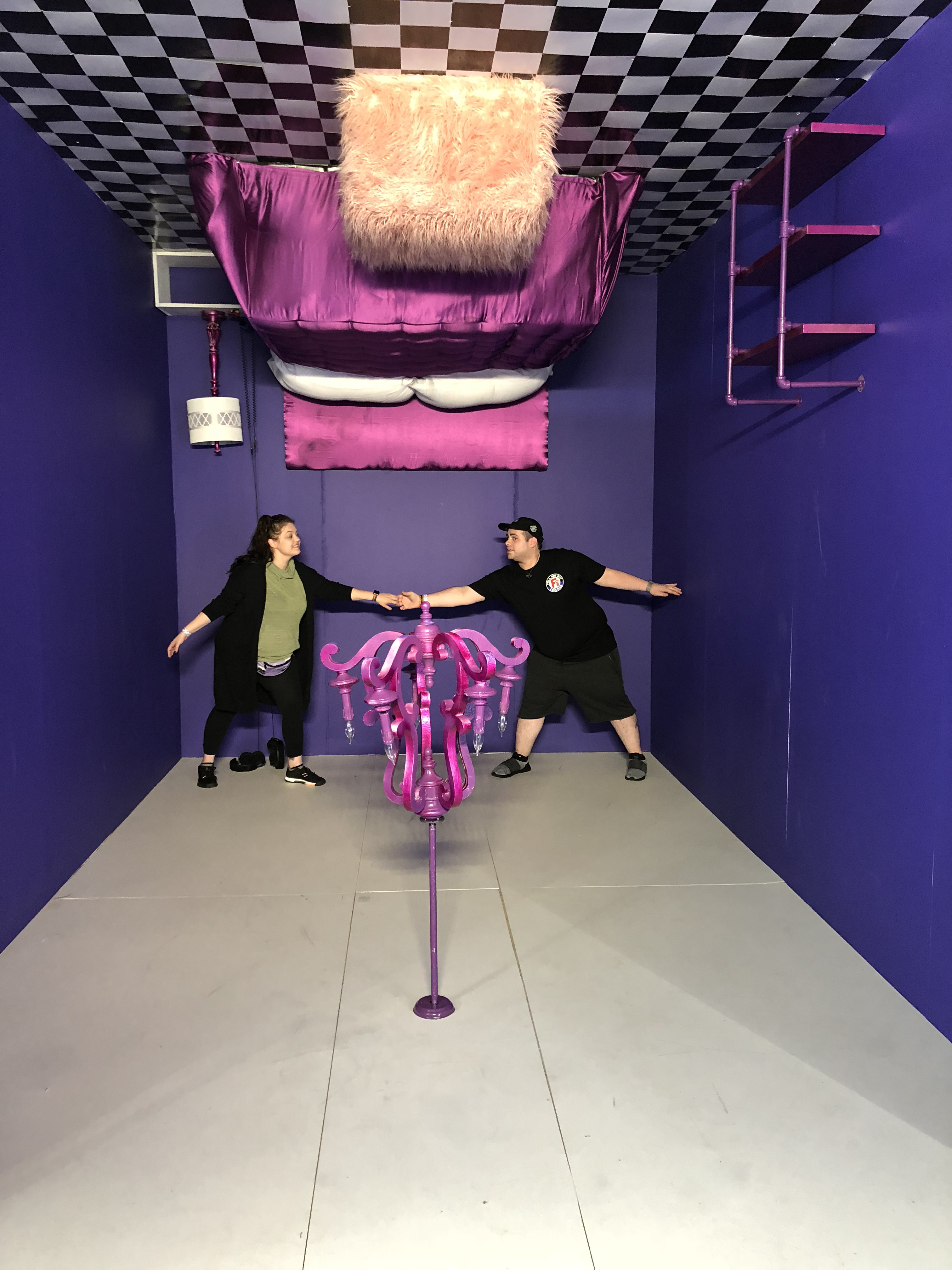 Alex and Kayla at The MANIA Experience pop-up, September 2018