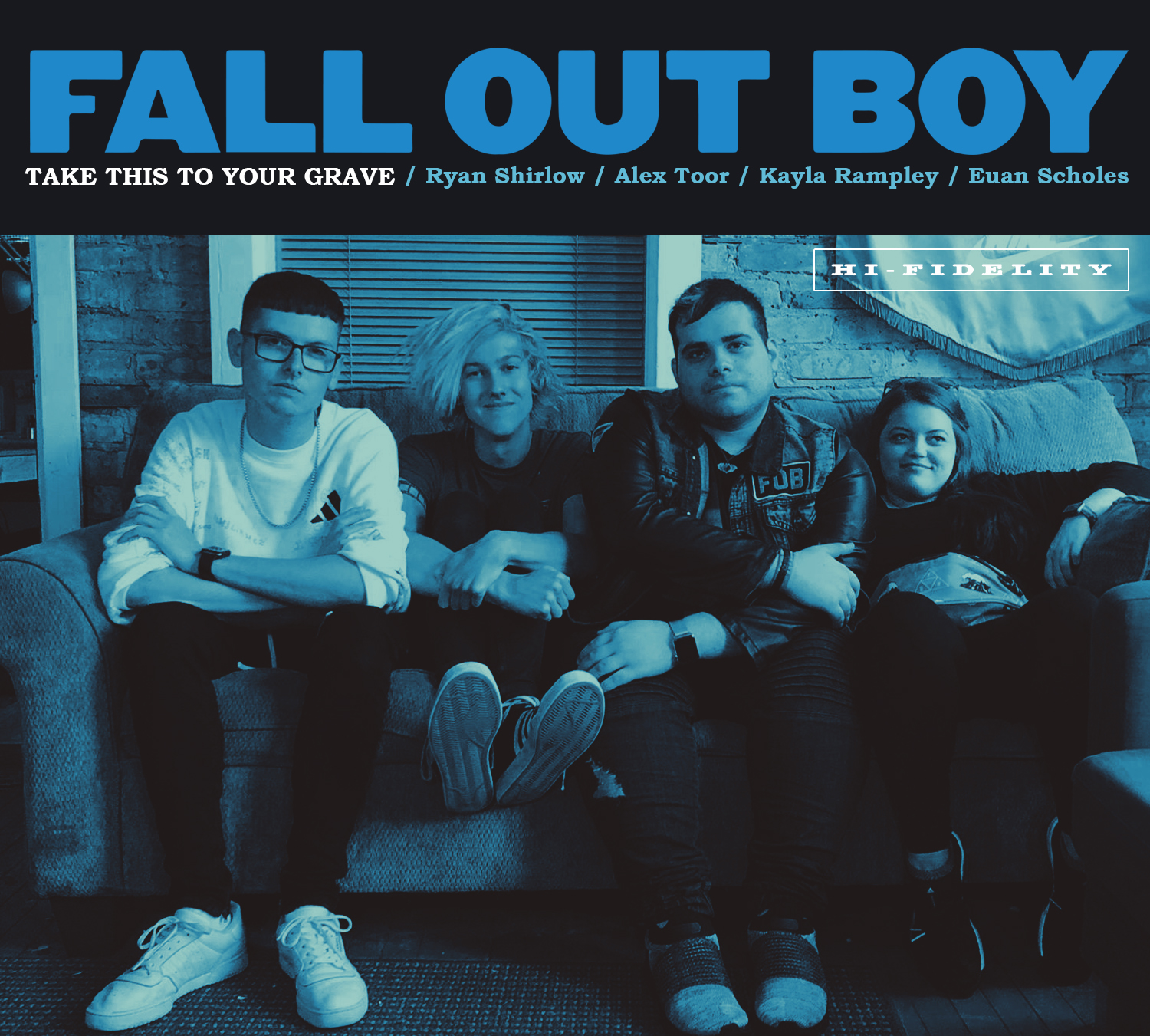 Take This to Your Grave album cover recreation